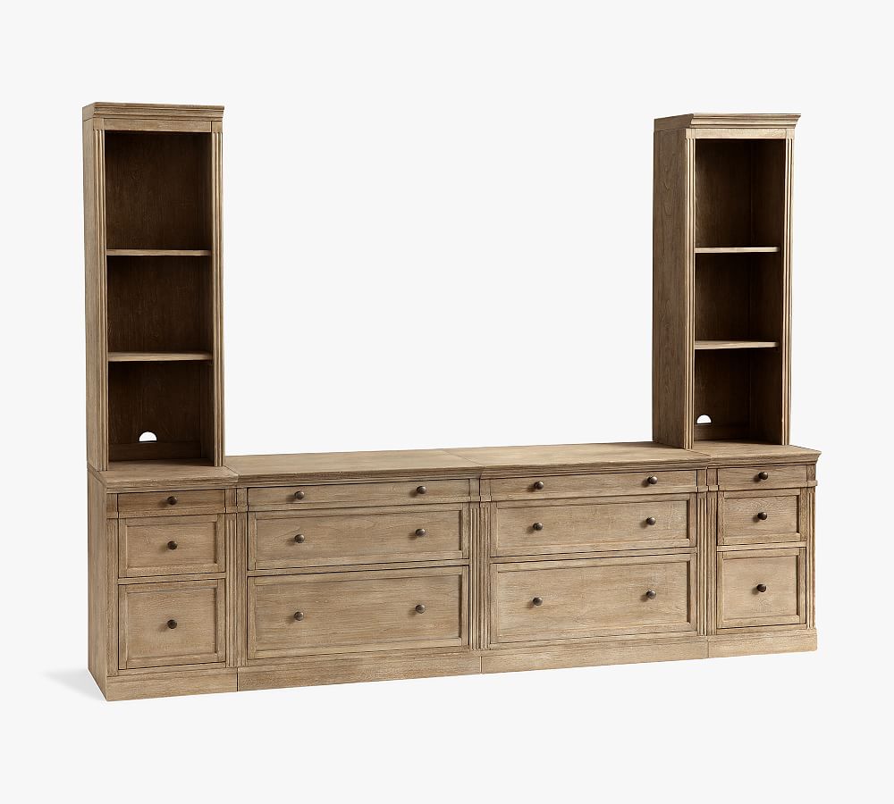 Pottery Barn Livingston 6-Piece Bookcase Suite (105")