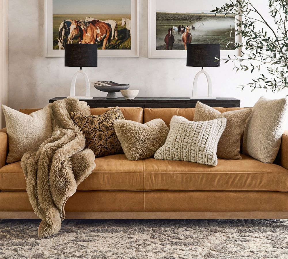 Pottery Barn Dream Faux Fur Throw Blanket