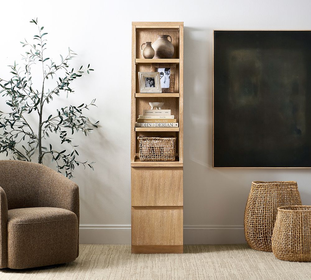 Pottery Barn Pacific Narrow Bookcase (17")