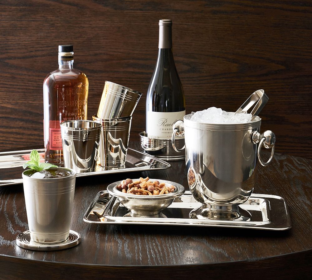 Pottery Barn Heritage Silver Entertaining Collection