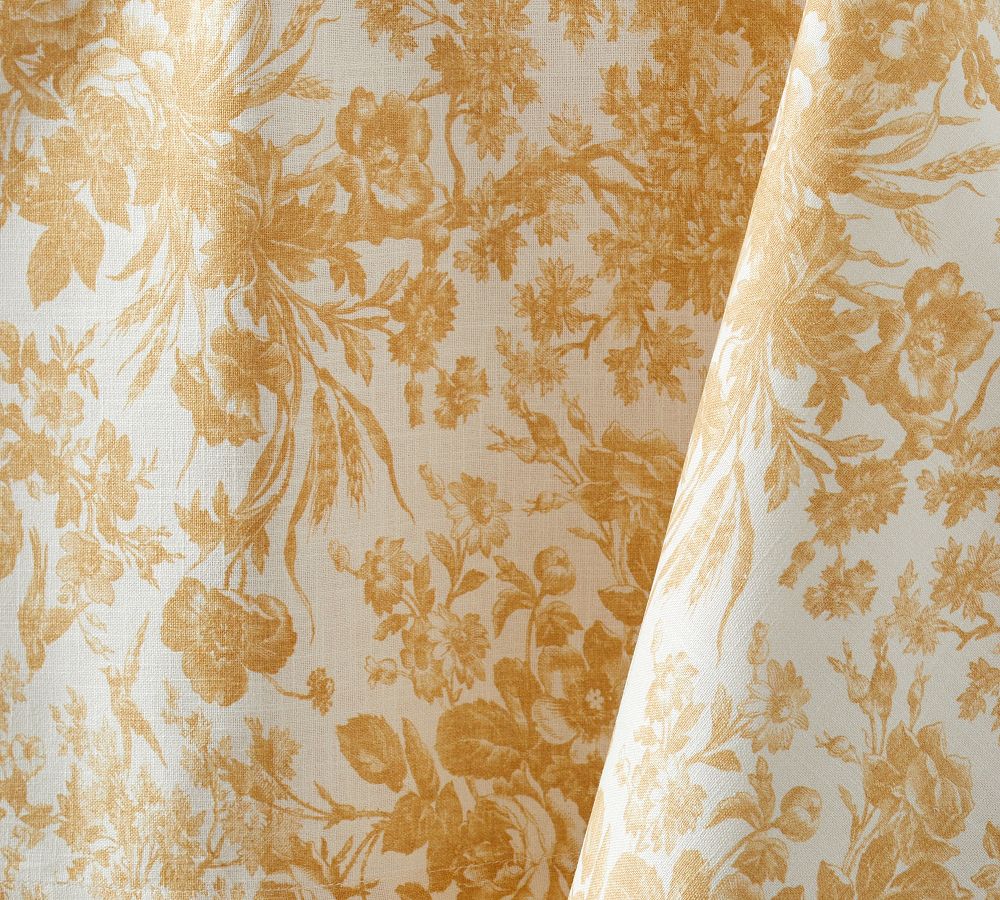 Pottery Barn Sorrel Toile Organic Cotton Tablecloth