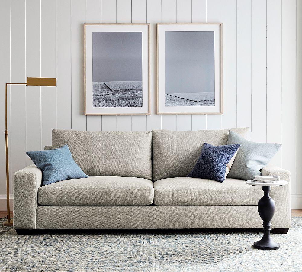 Pottery Barn Big Sur Square Arm Sofa (76"-120")