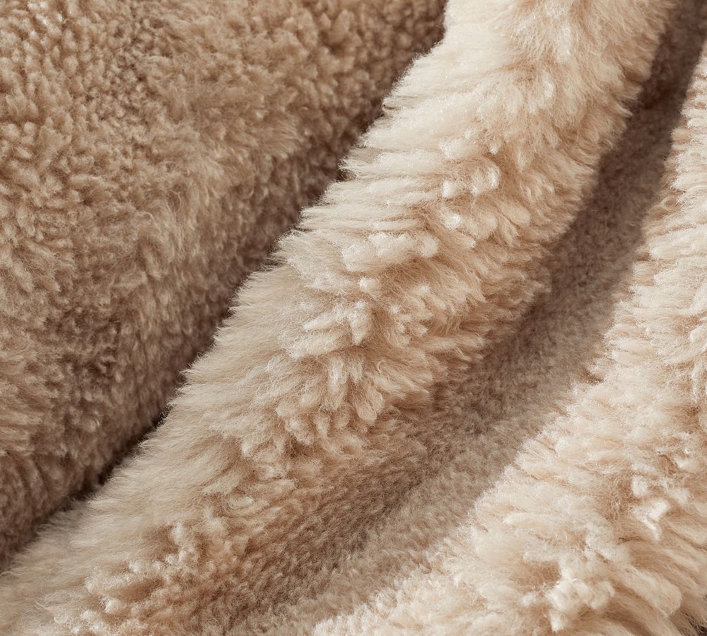 Pottery Barn Dream Faux Fur Throw Blanket