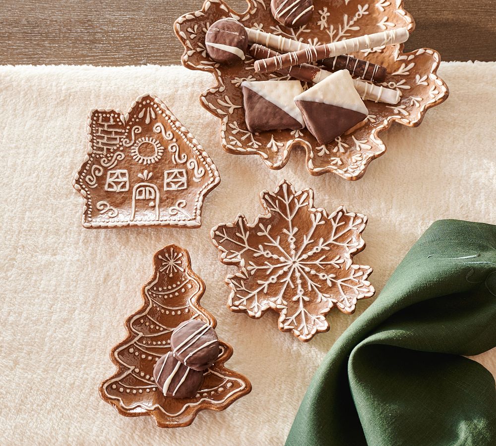 Pottery Barn Gingerbread Serveware Collection
