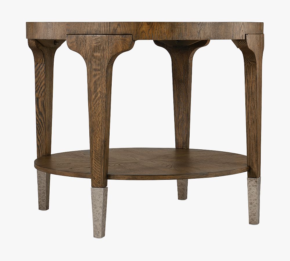 Pottery Barn Shalina Round Accent Table (36")