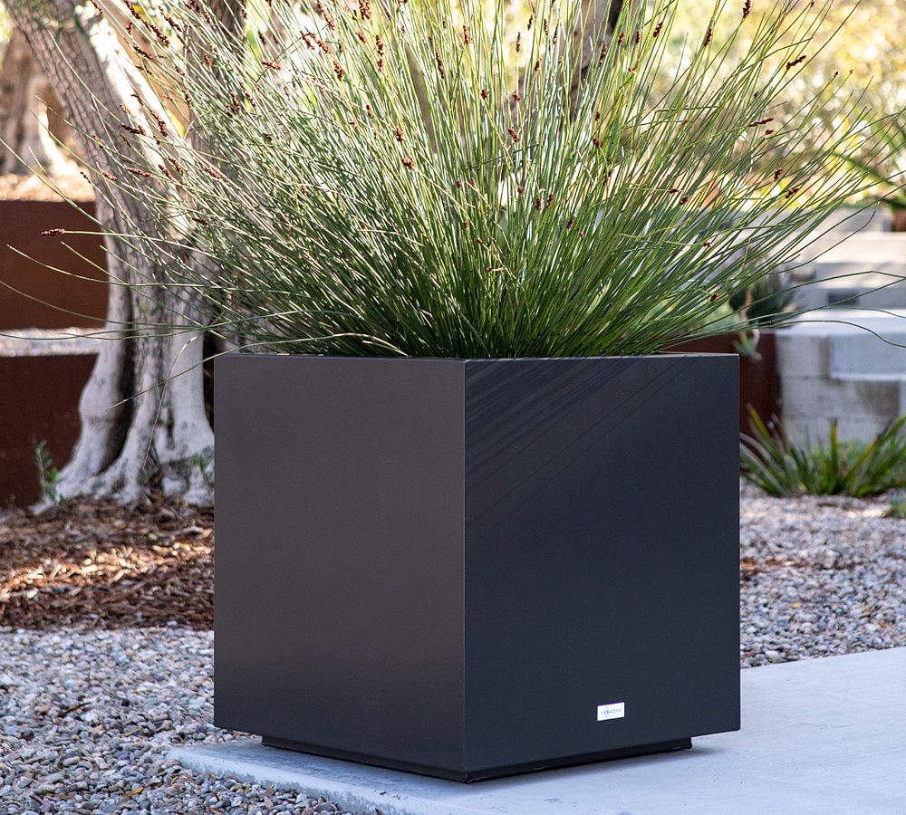 Pottery Barn All Weather Eco Cube Outdoor Planters