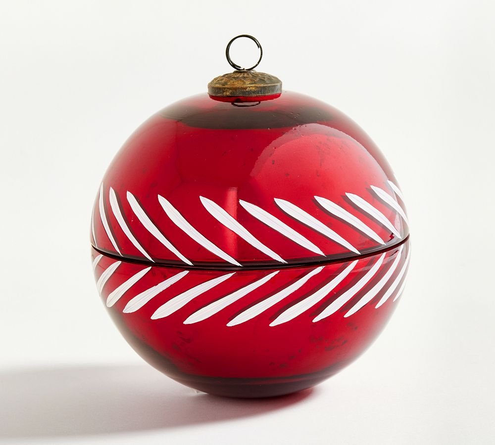 Pottery Barn Ornament Shaped Scented Candles