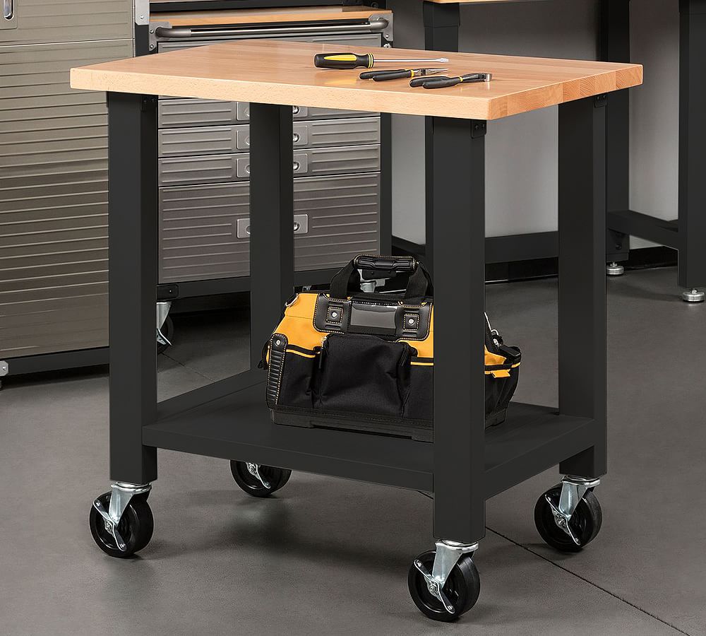 Pottery Barn Mobile Heavy-Duty Outdoor Workstation (36")
