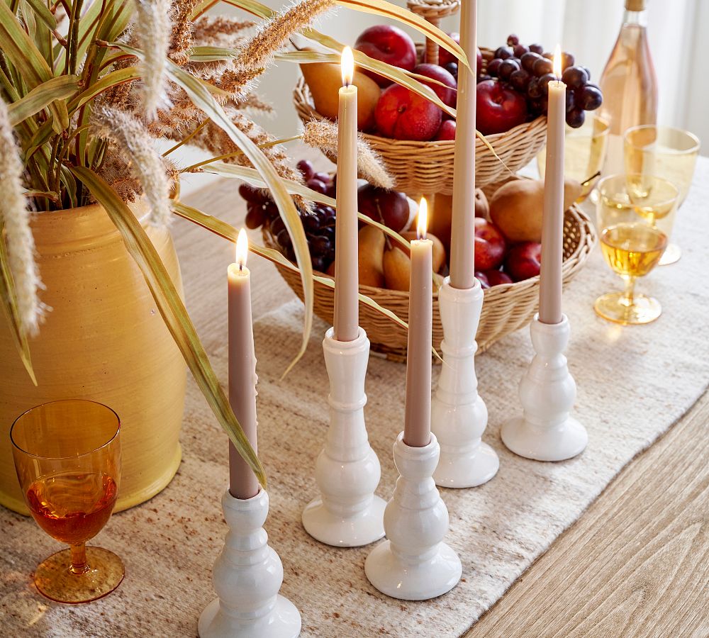 Pottery Barn Taper Candles - Set of 6