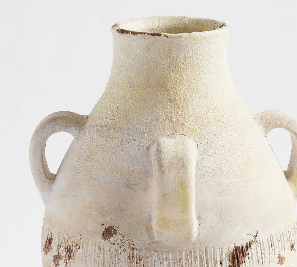Pottery Barn Artisan Handcrafted Terracotta Vase