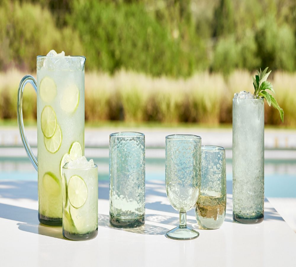 Pottery Barn Hammered Outdoor Pitcher
