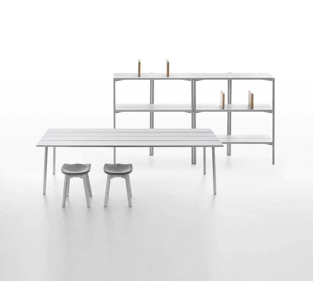 Pottery Barn Emeco Run Console Bookcase