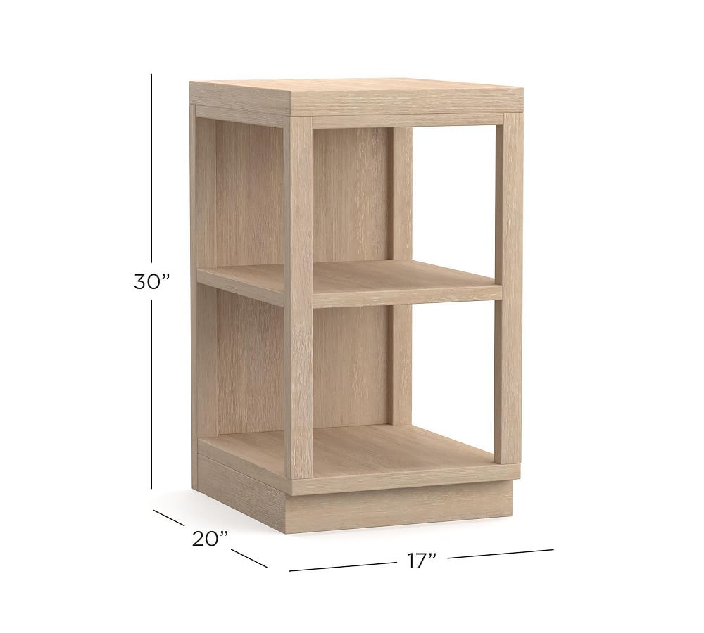 Pottery Barn Pacific 2-Shelf Bookcase (17")