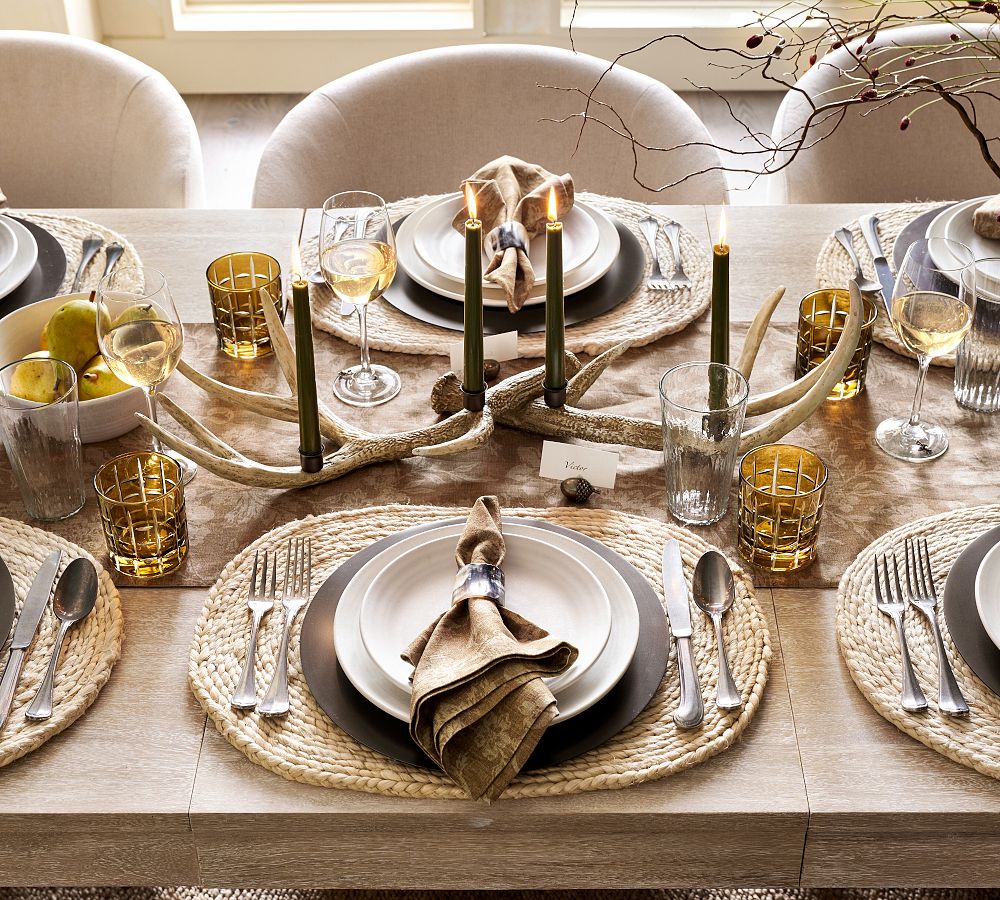 Pottery Barn Larkin Reactive Glaze Stoneware Dinnerware Set