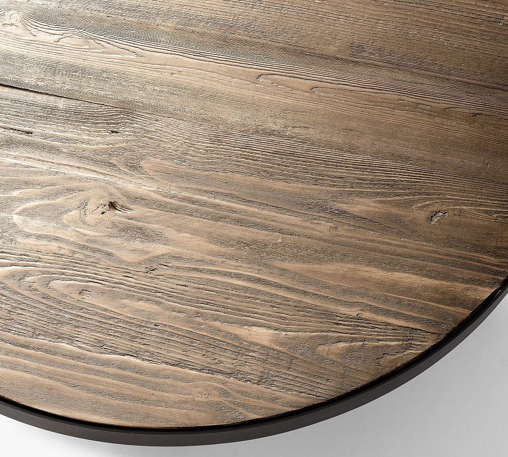 Pottery Barn Thorndale Round Reclaimed Wood Coffee Table (39")