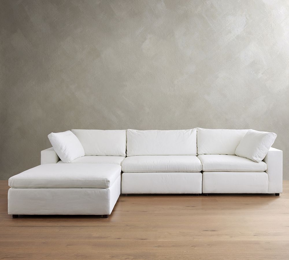 Pottery Barn Dream Wide Arm Modular Chaise Sectional - Storage Available (129"&ndash;172")