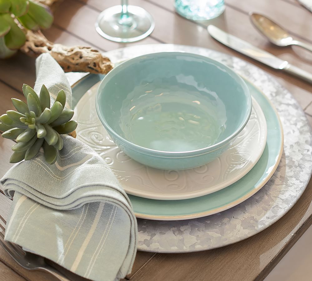 Pottery Barn Cabana Outdoor Melamine Cereal Bowls