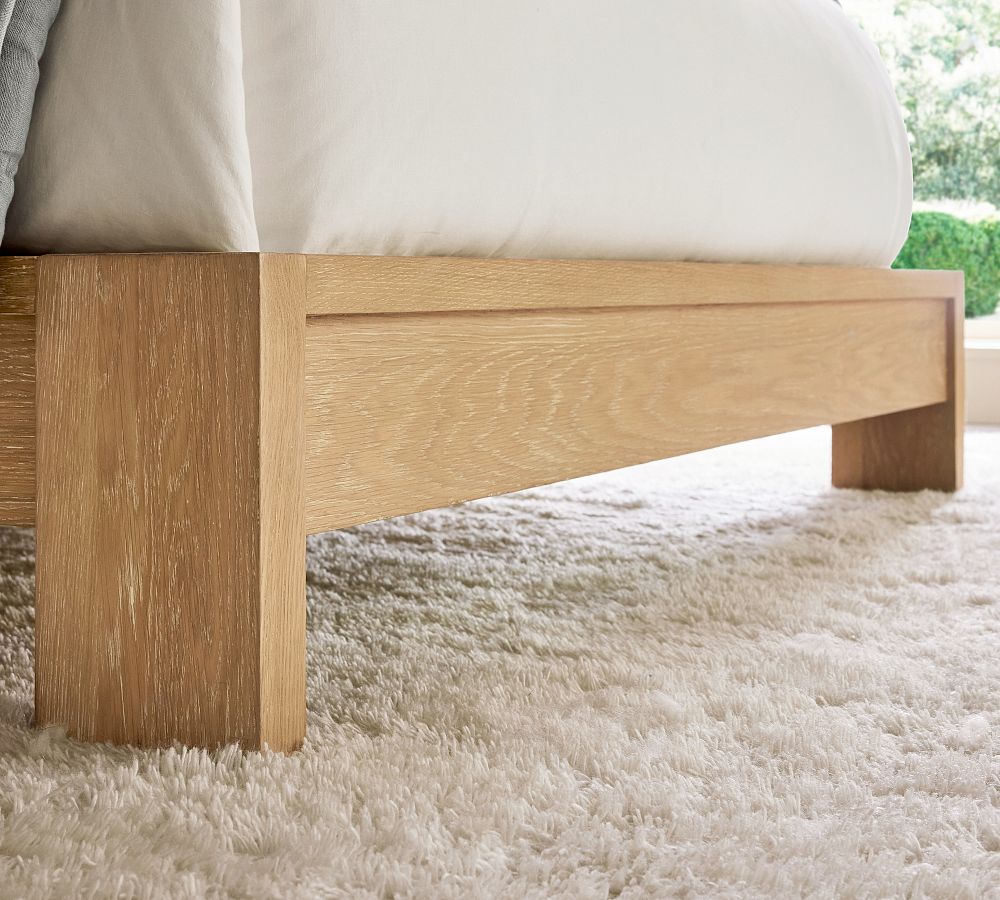 Pottery Barn Brooks Upholstered Shelter Bed