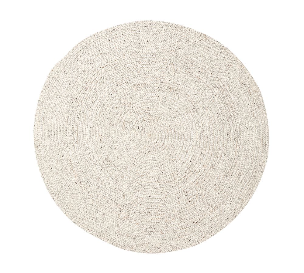 Pottery Barn Chunky Knit Sweater Handwoven Rug