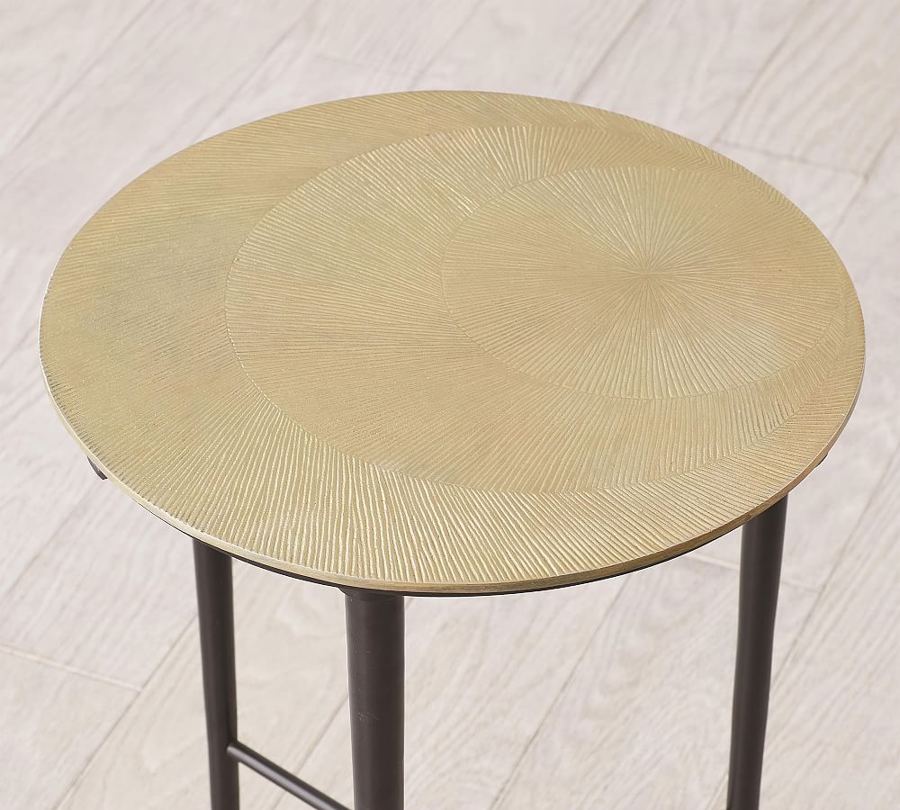 Pottery Barn Sadie Round Accent Table (16")