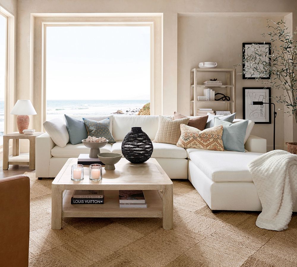 Pottery Barn Aptos Square Coffee Table (44")