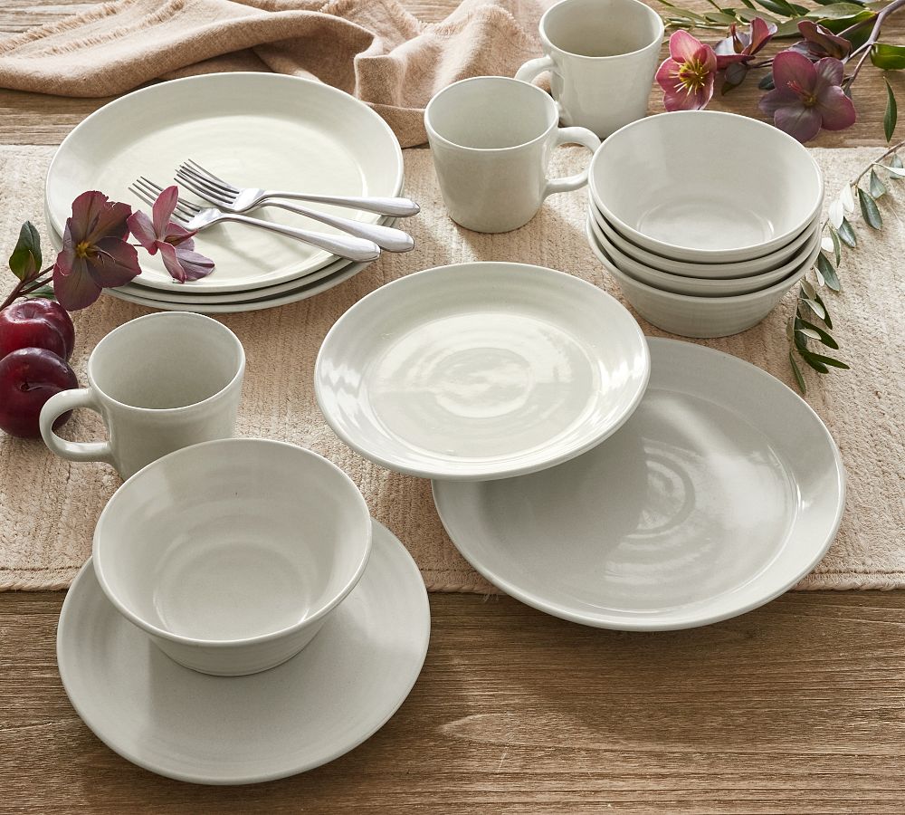 Pottery Barn Larkin Reactive Glaze Stoneware Dinnerware Set