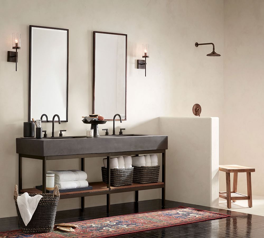 Pottery Barn Kensington Rectangular Slim Mirror