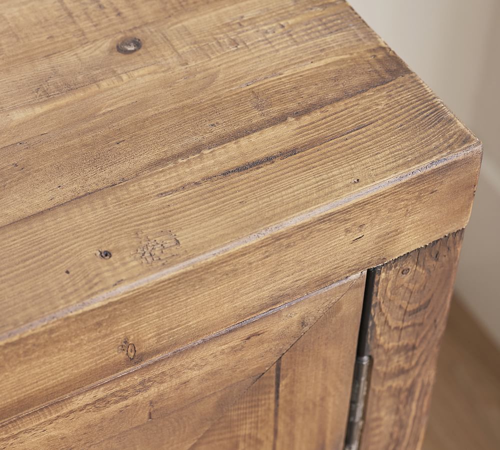 Pottery Barn Jovi Carved Reclaimed Wood Buffet (103.5")