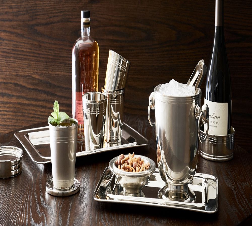 Pottery Barn Heritage Silver Entertaining Collection