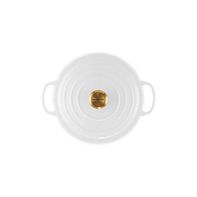 Le Creuset Signature Round Dutch Oven with Gold Knob