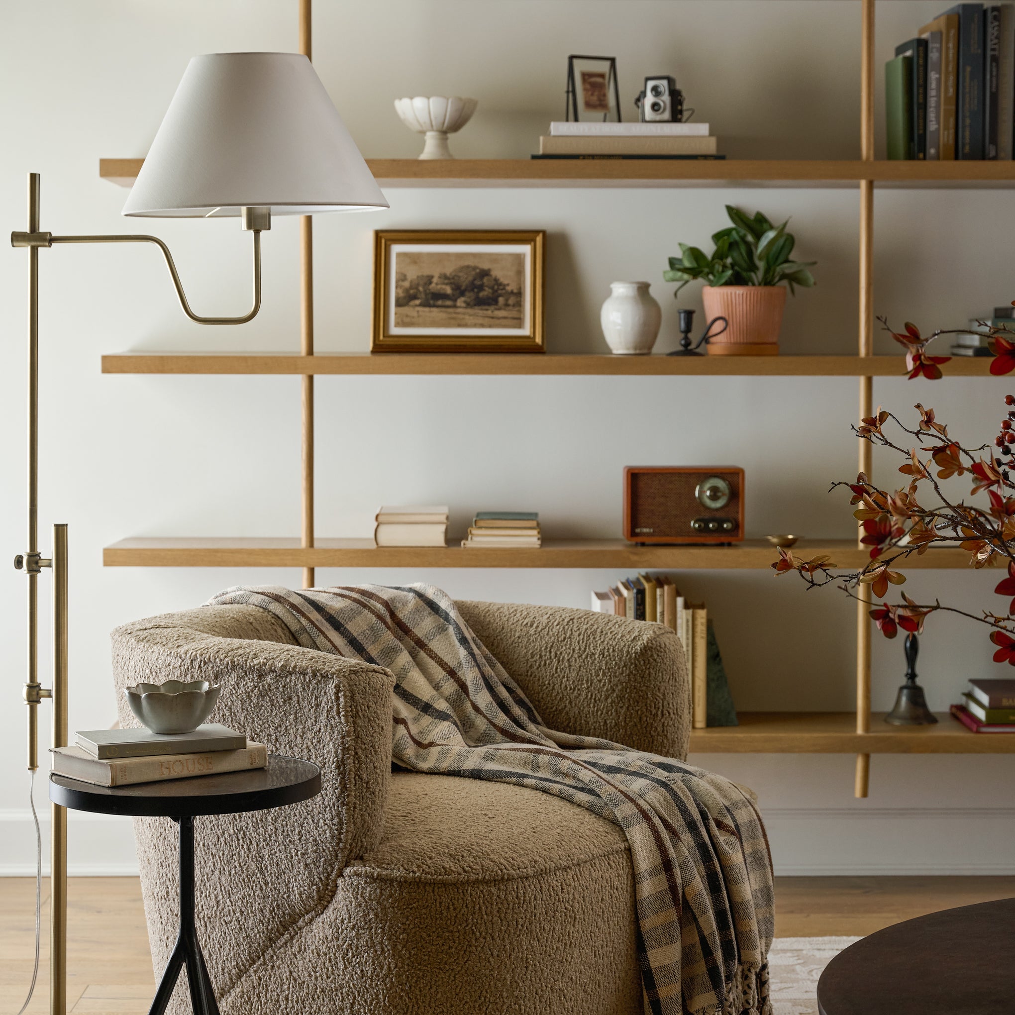Magnolia Maren Library Floor Lamp