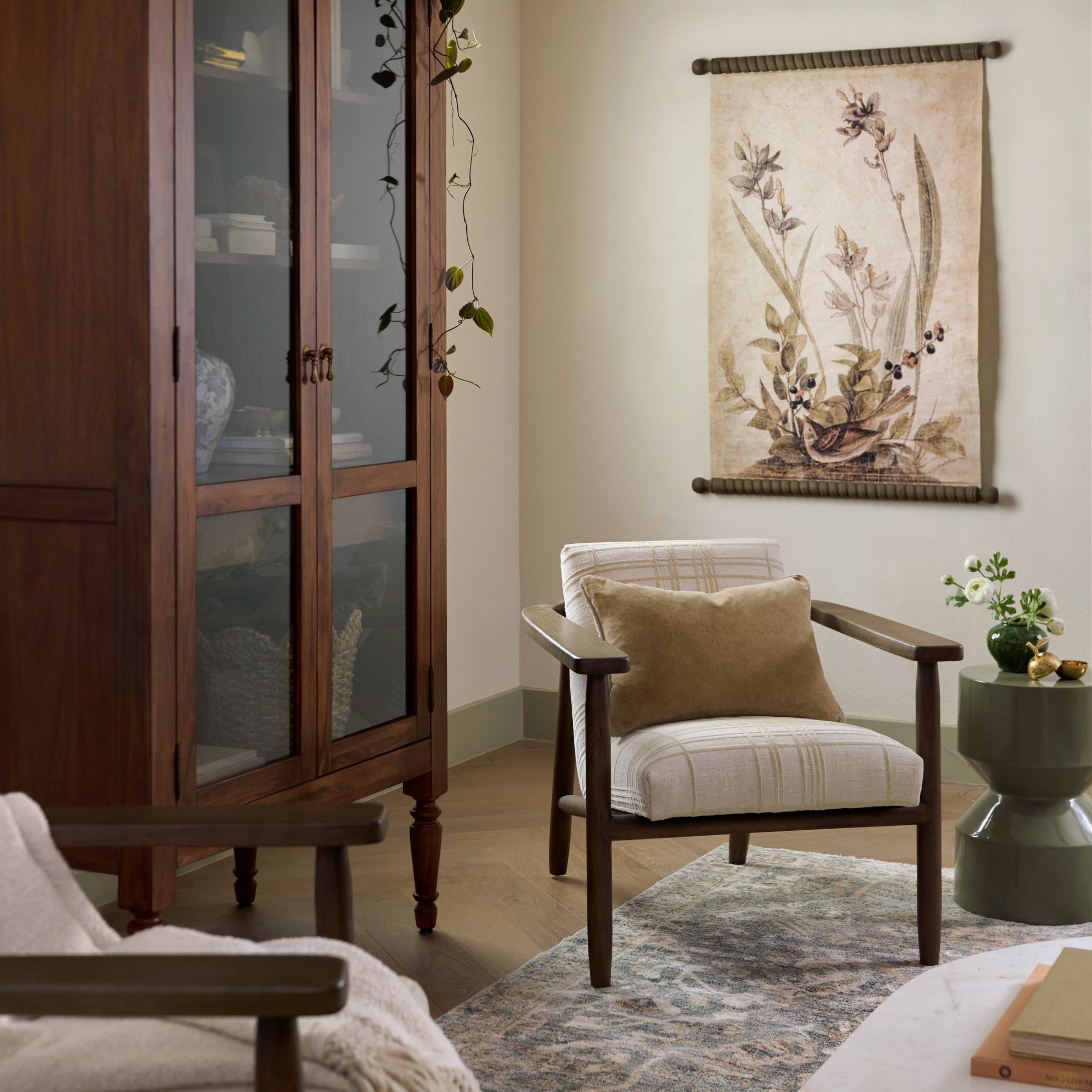 Magnolia Spring Sparrow Tapestry