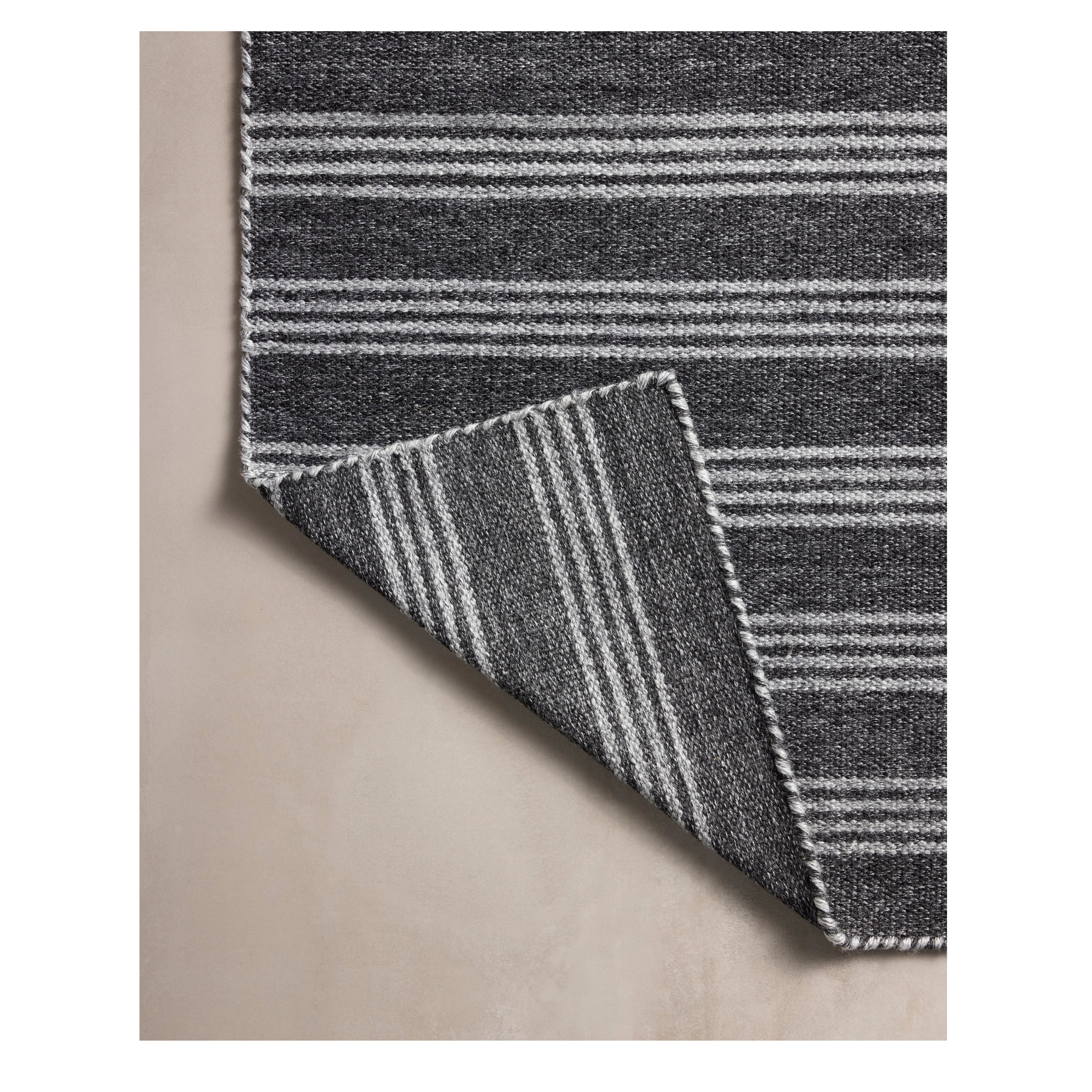 Magnolia Charlie Charcoal Grey Rug