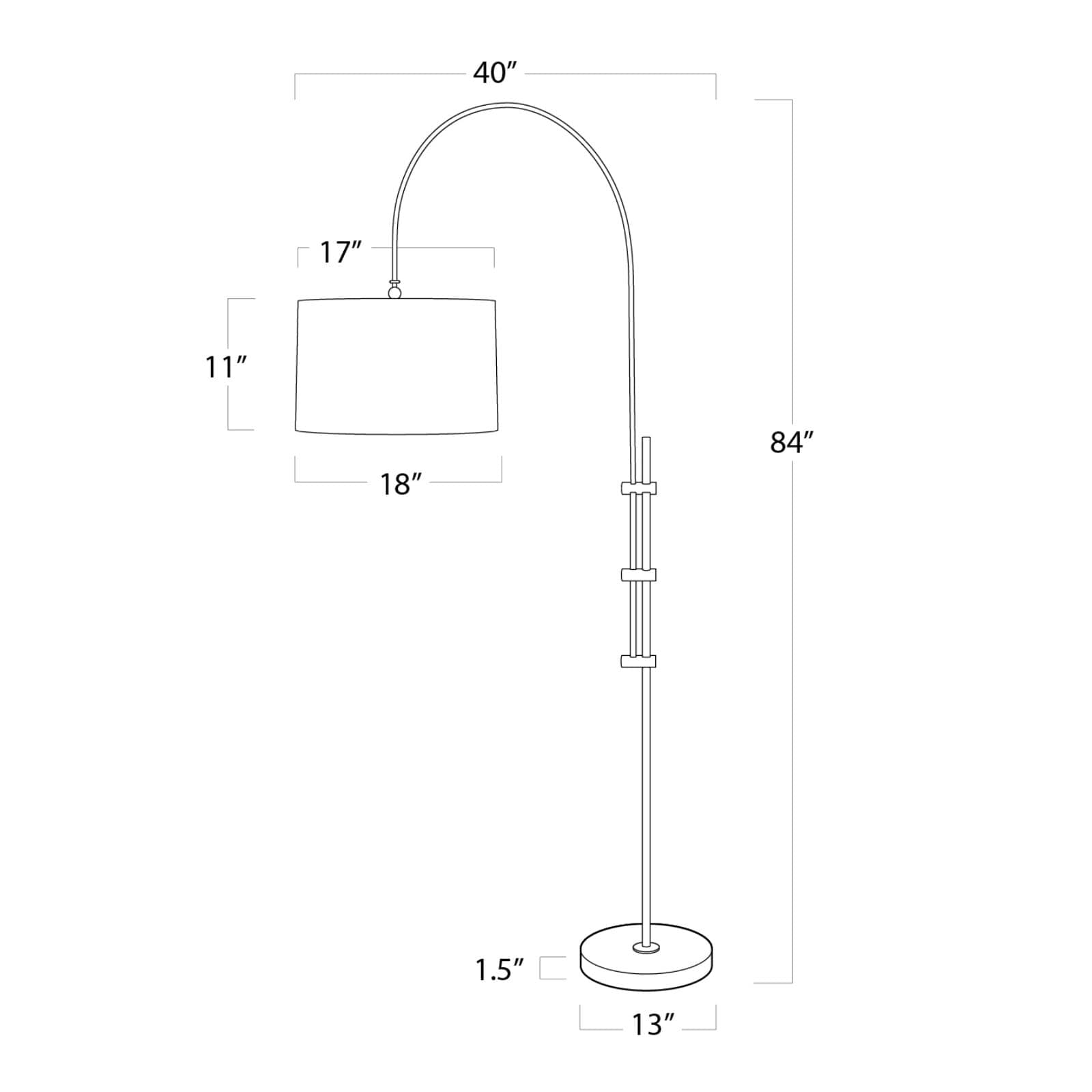 Magnolia Watson Arc Floor Lamp