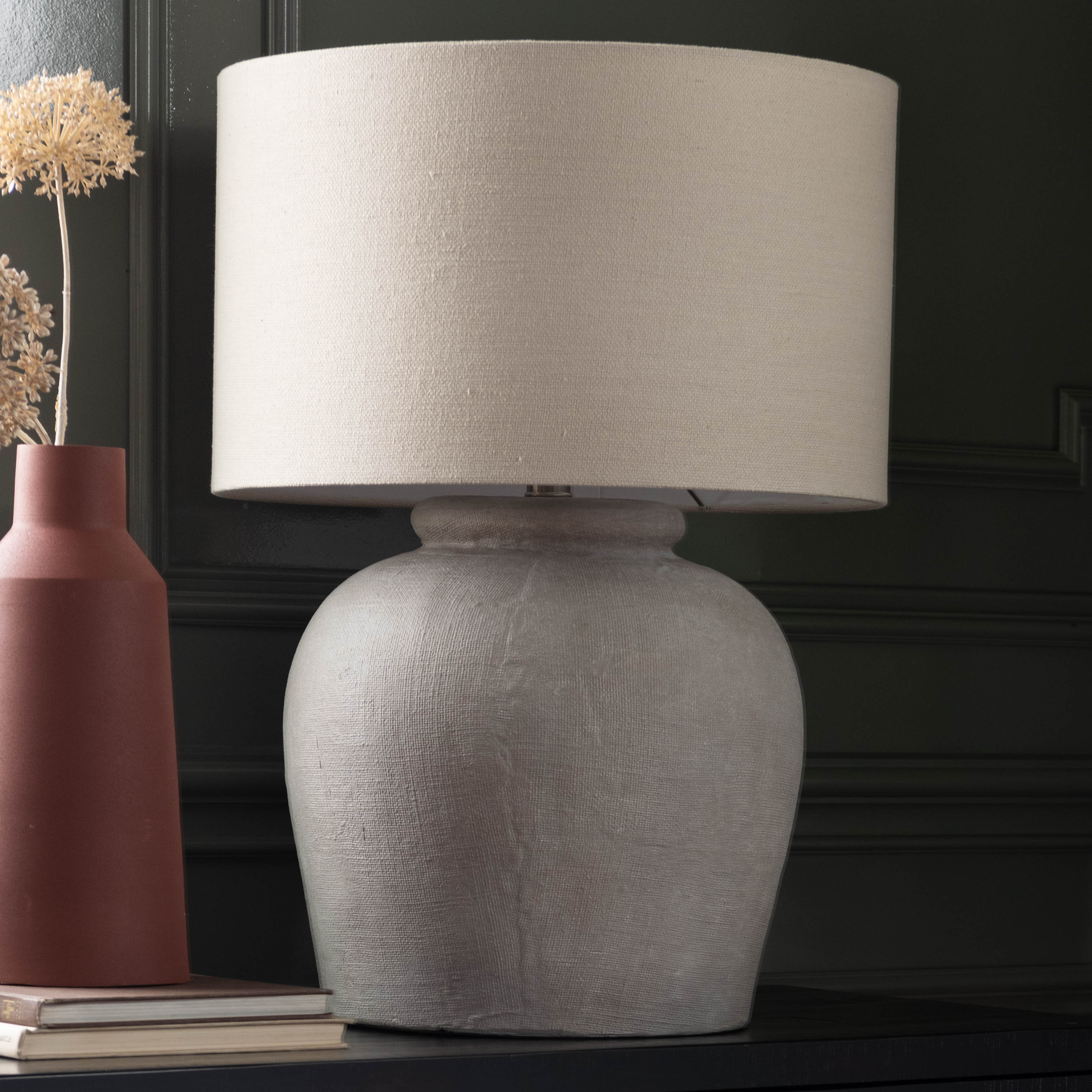 Magnolia Cement Oversized Greenleigh Table Lamp