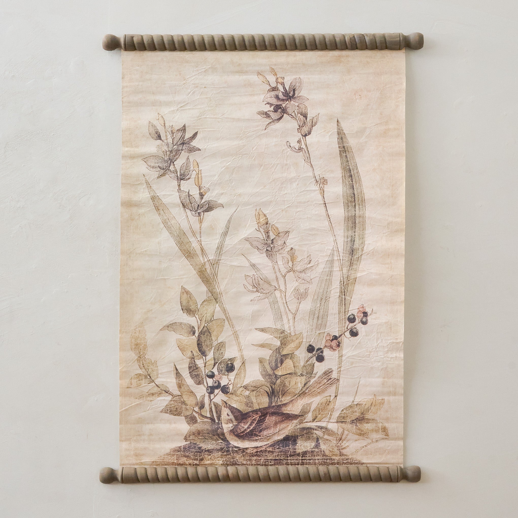 Magnolia Spring Sparrow Tapestry