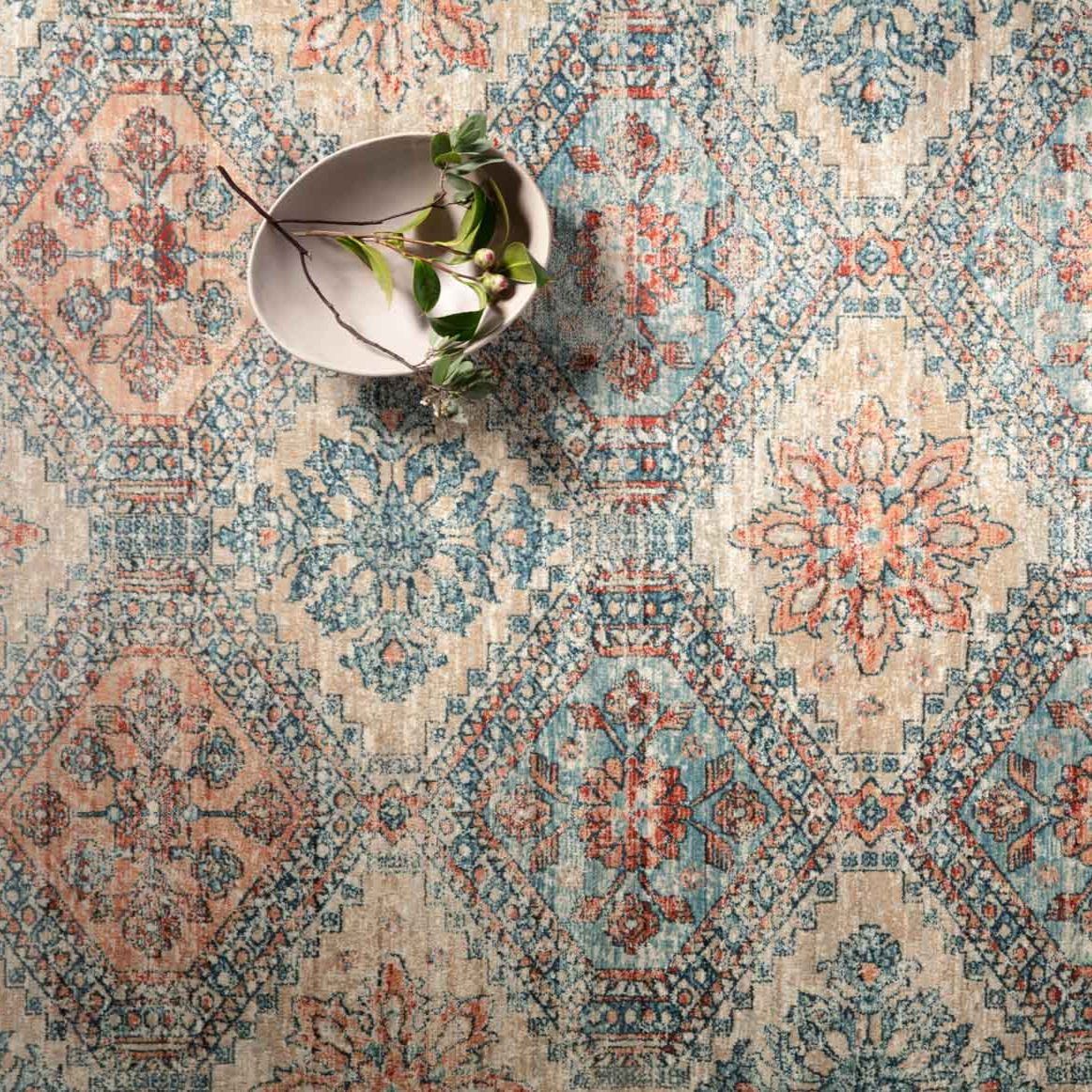 Magnolia Elise Multi Blue Rug
