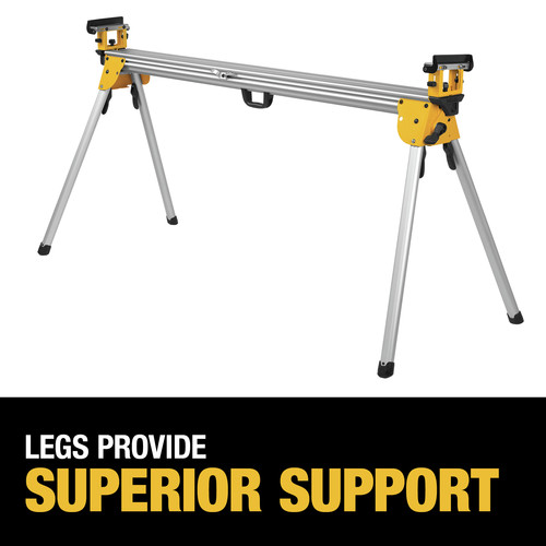 DEWALT Dewalt DWX723 9 in. x 151 in. x 32 in. Heavy Duty Miter saw Stand - Silver