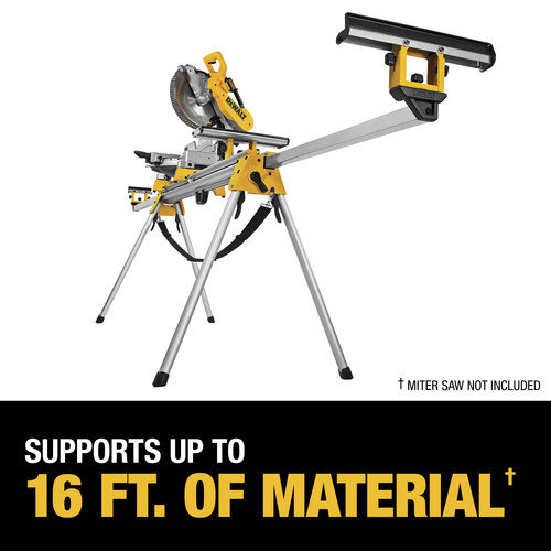 DEWALT Dewalt DWX723 9 in. x 151 in. x 32 in. Heavy Duty Miter saw Stand - Silver
