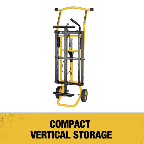 DEWALT Dewalt DWX726 25 in. x 60 in. x 32.5 in. Heavy-Duty Rolling Miter Saw Stand - Yellow/Black