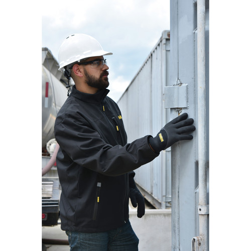 DEWALT Dewalt Structured Soft Shell Heated Jacket Kit - 2XL, Black - DCHJ090BD1-2X
