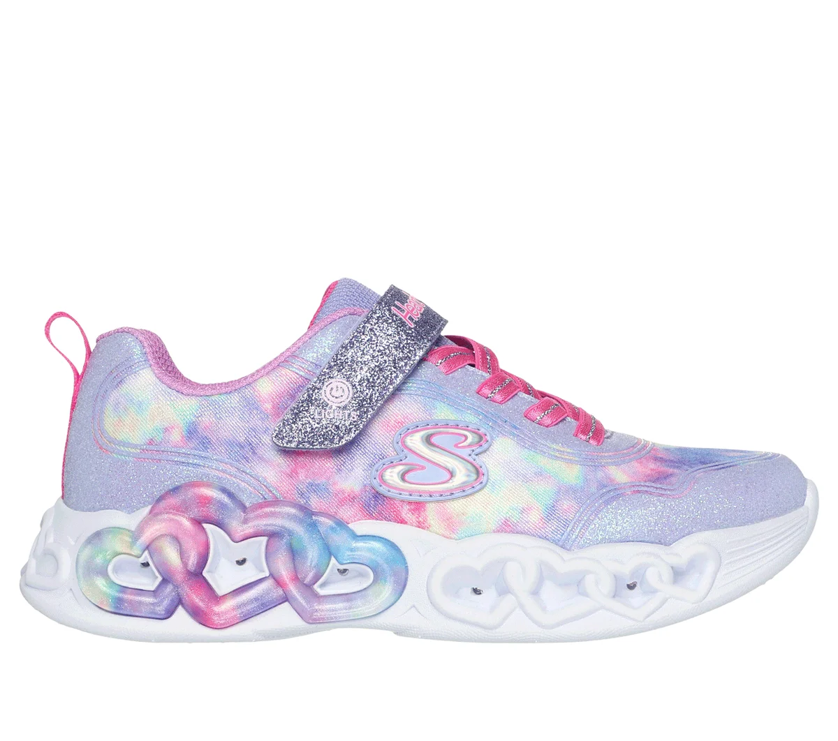 SKECHERS Infinite Heart Lights - Color Lovin
