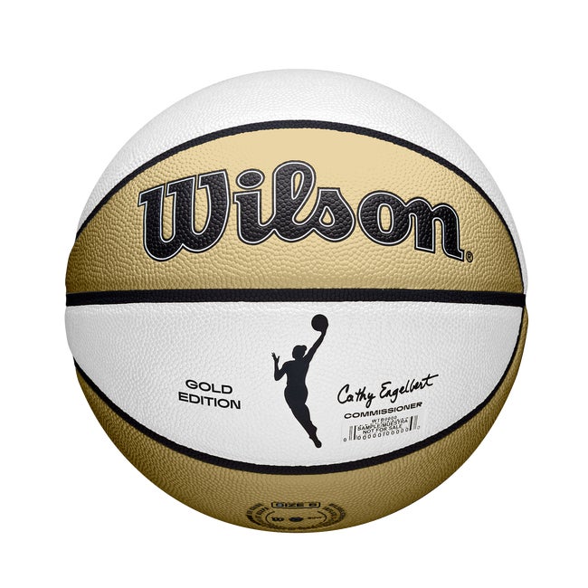 wilson WNBA White & Gold Basketball