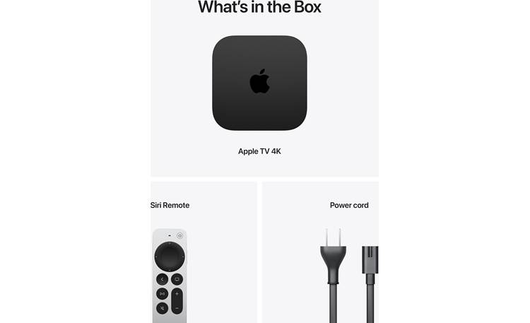 Crutchfield Apple TV 4K with Wi-Fi® and Ethernet (3rd generation)
