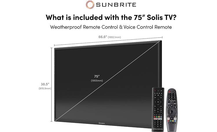 Crutchfield SunBrite™ SB-FS-75-BL