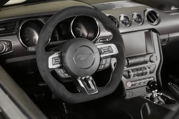 Holley Drake Muscle Cars Steering Wheel - Alcantara Wrapped