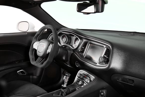 Holley Drake Muscle Cars Steering Wheel - Alcantara Wrapped