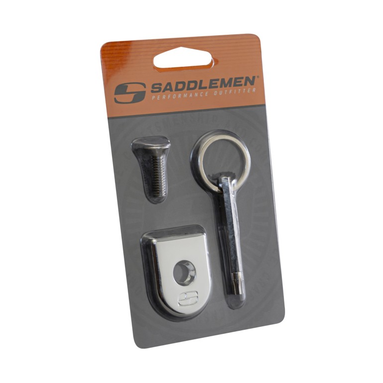 Saddlemen H-D ATAB Chrome Security Seat Screw 1/4-20