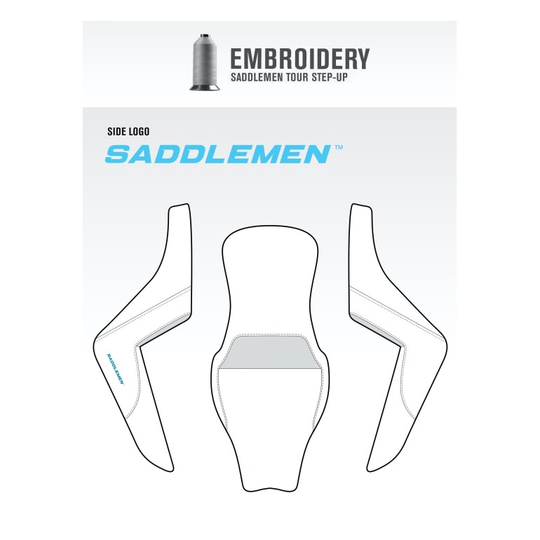 Saddlemen 2018-2025 FLSB, FXLR/S Tour Step-Up™ Seat w/ Rider Backrest Front & Rear LS