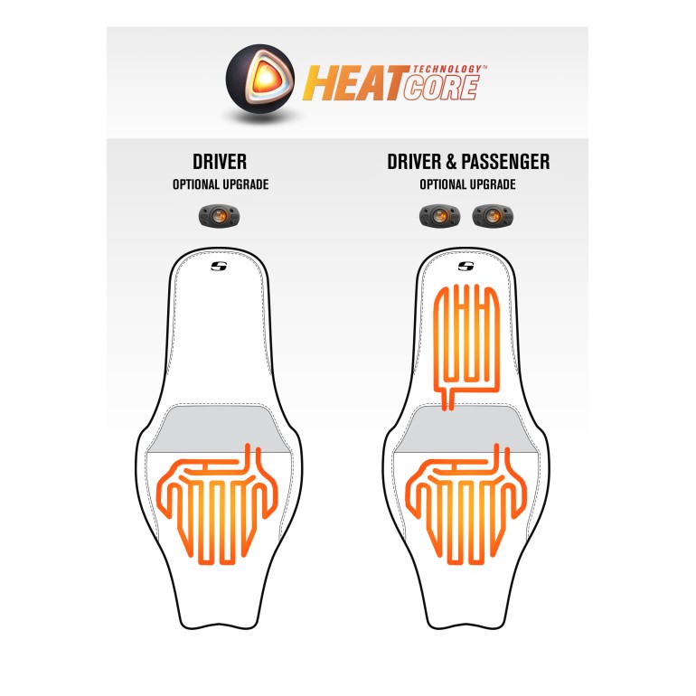 Saddlemen 2018-2024 Scout Bobber Step-Up™ Front LS Seat